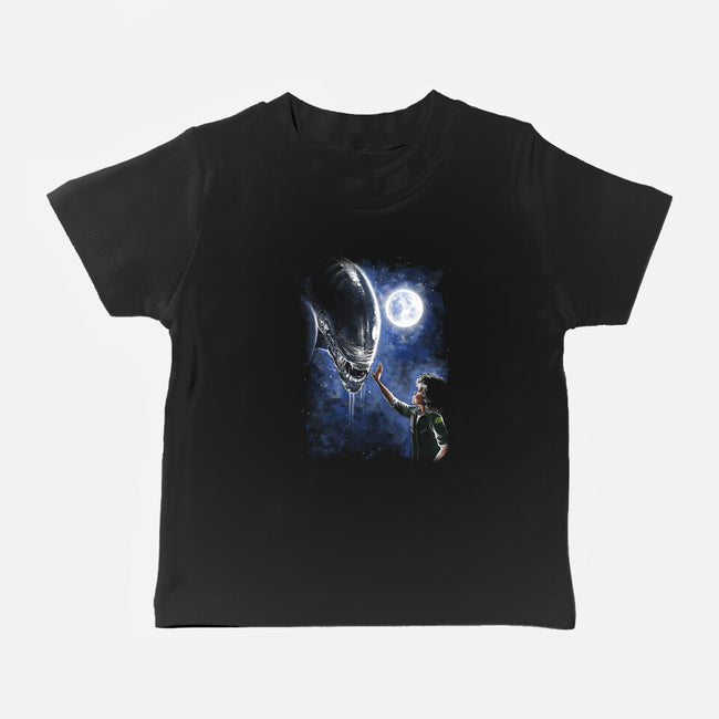 How To Train Your Alien-Baby-Basic-Tee-zascanauta