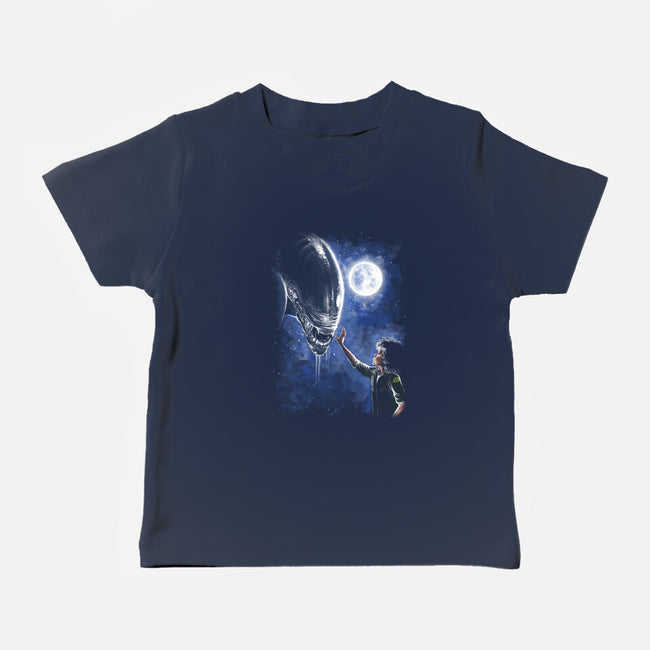 How To Train Your Alien-Baby-Basic-Tee-zascanauta