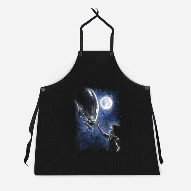 How To Train Your Alien-Unisex-Kitchen-Apron-zascanauta