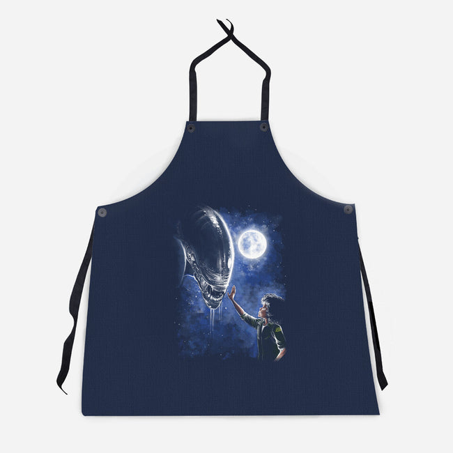 How To Train Your Alien-Unisex-Kitchen-Apron-zascanauta