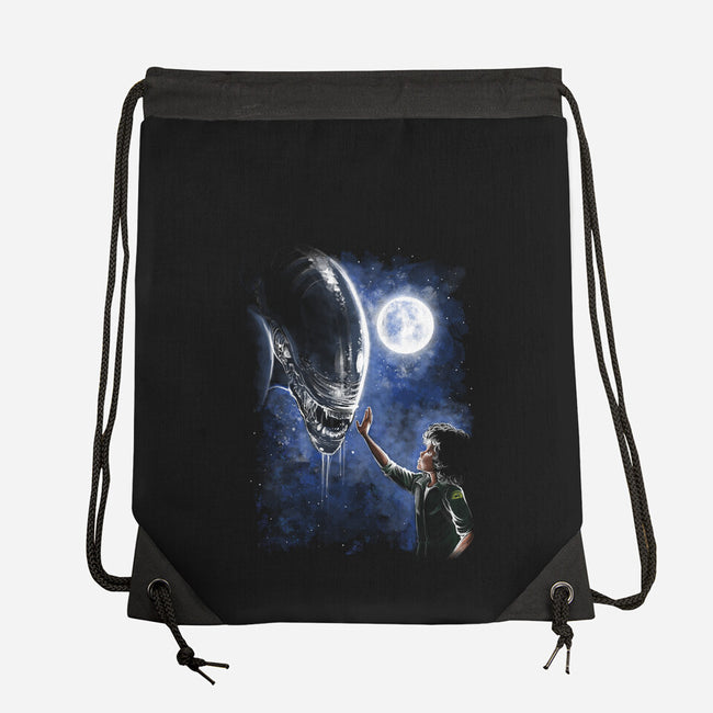 How To Train Your Alien-None-Drawstring-Bag-zascanauta
