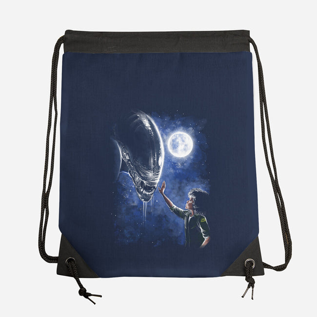How To Train Your Alien-None-Drawstring-Bag-zascanauta