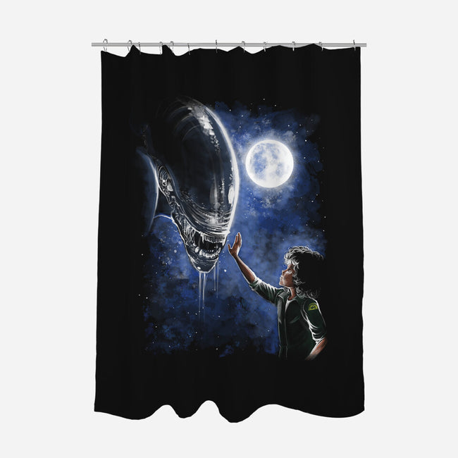 How To Train Your Alien-None-Polyester-Shower Curtain-zascanauta