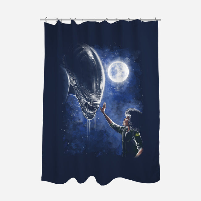 How To Train Your Alien-None-Polyester-Shower Curtain-zascanauta