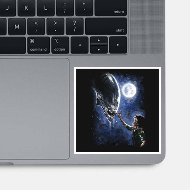 How To Train Your Alien-None-Glossy-Sticker-zascanauta