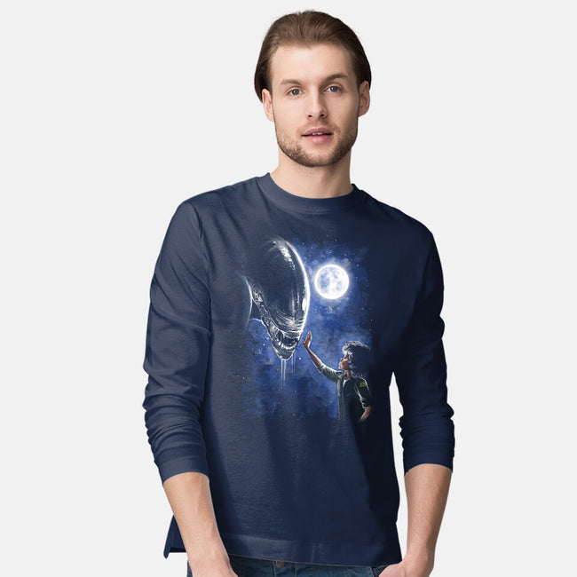 How To Train Your Alien-Mens-Long Sleeved-Tee-zascanauta