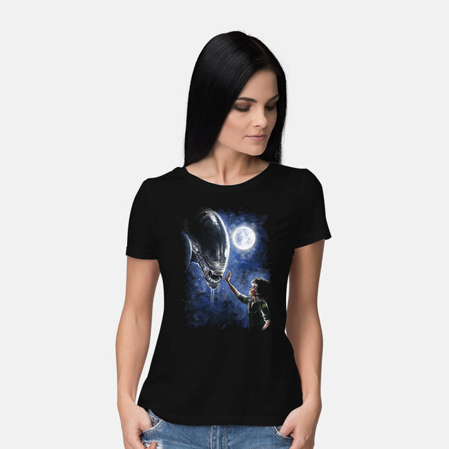 How To Train Your Alien-Womens-Basic-Tee-zascanauta