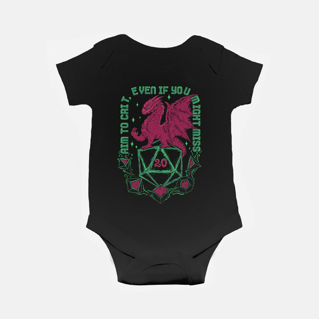 Aim To Crit-Baby-Basic-Onesie-marsdkart