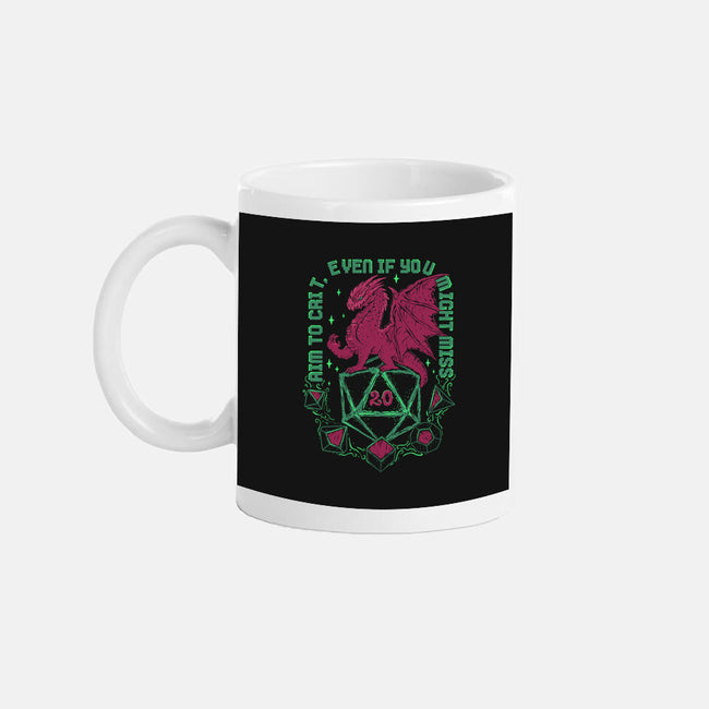 Aim To Crit-None-Mug-Drinkware-marsdkart