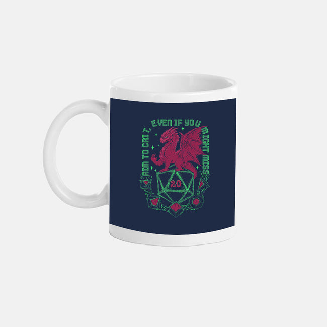 Aim To Crit-None-Mug-Drinkware-marsdkart