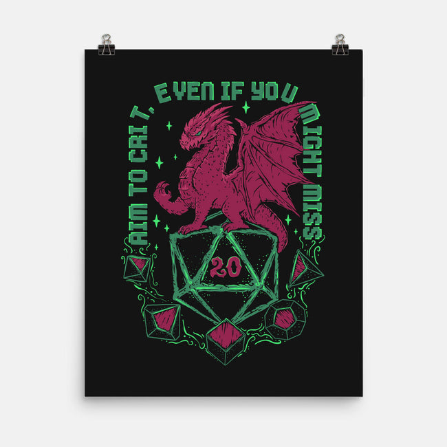Aim To Crit-None-Matte-Poster-marsdkart