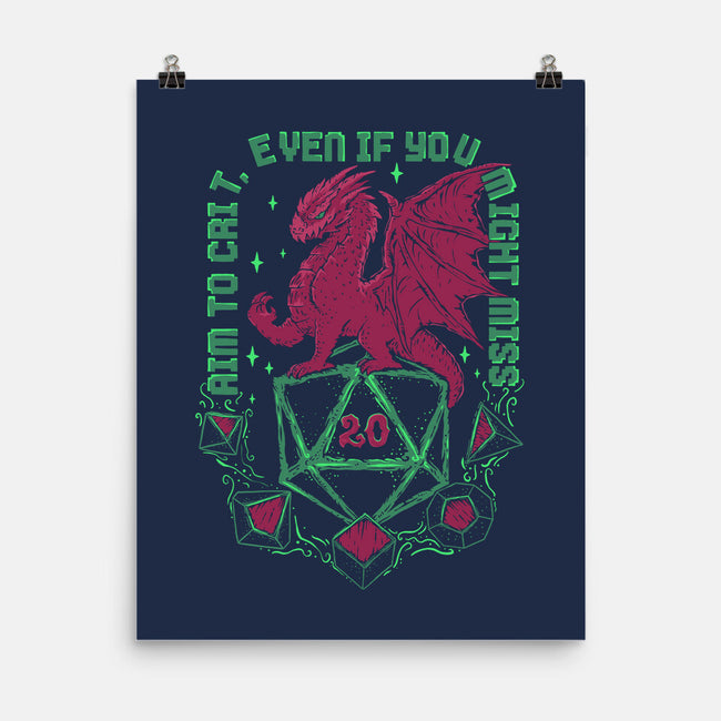 Aim To Crit-None-Matte-Poster-marsdkart