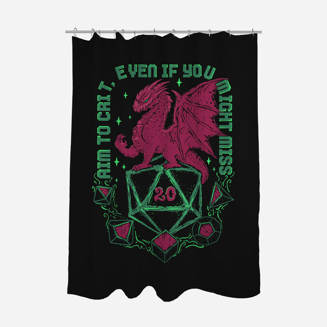 Aim To Crit-None-Polyester-Shower Curtain-marsdkart
