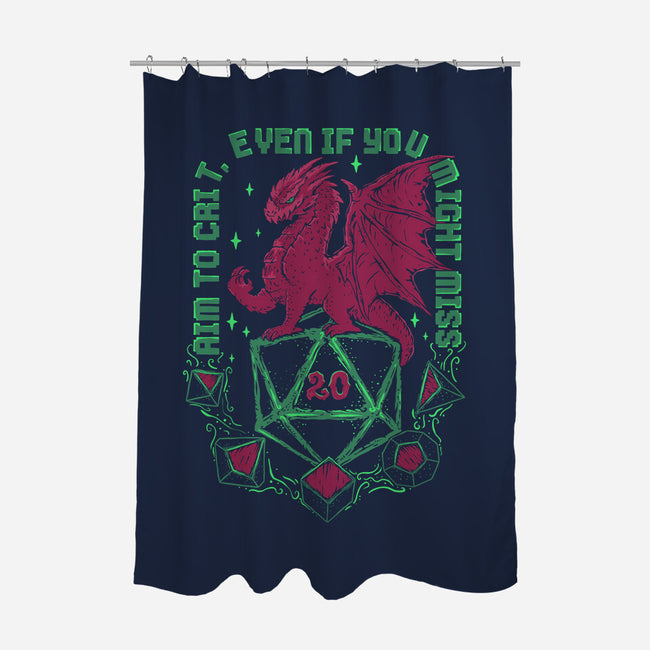 Aim To Crit-None-Polyester-Shower Curtain-marsdkart