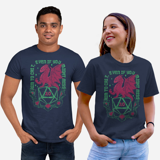 Aim To Crit-Unisex-Basic-Tee-marsdkart