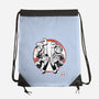 Plumber Bros Sumi-e-None-Drawstring-Bag-Astrobot Invention