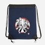 Plumber Bros Sumi-e-None-Drawstring-Bag-Astrobot Invention