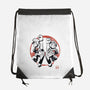 Plumber Bros Sumi-e-None-Drawstring-Bag-Astrobot Invention