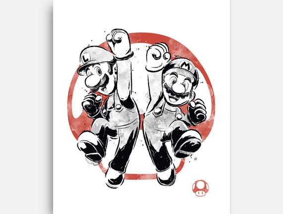 Plumber Bros Sumi-e