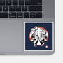 Plumber Bros Sumi-e-None-Glossy-Sticker-Astrobot Invention