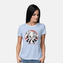 Plumber Bros Sumi-e-Womens-Basic-Tee-Astrobot Invention