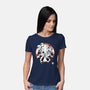 Plumber Bros Sumi-e-Womens-Basic-Tee-Astrobot Invention