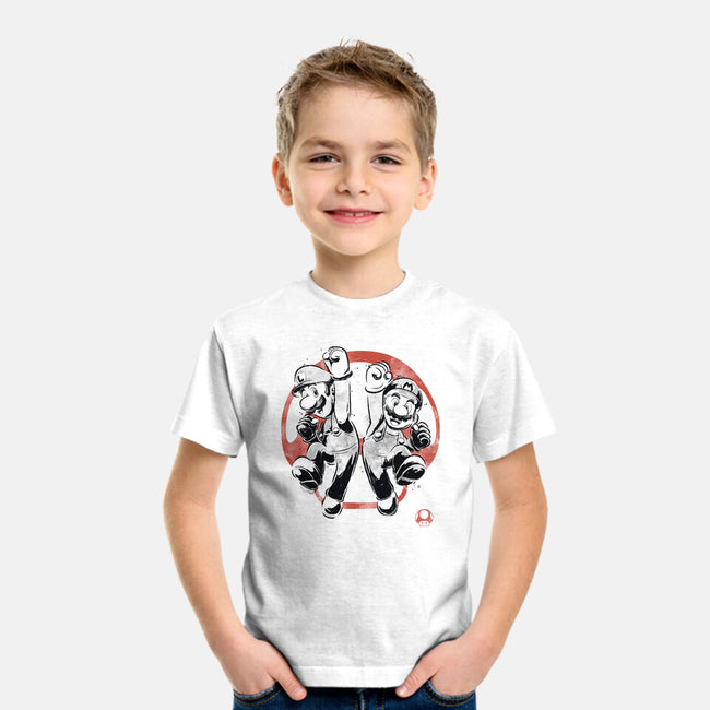 Plumber Bros Sumi-e-Youth-Basic-Tee-Astrobot Invention