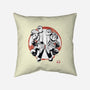 Plumber Bros Sumi-e-None-Removable Cover w Insert-Throw Pillow-Astrobot Invention