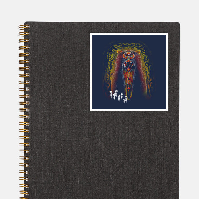 Tribal Princess-None-Glossy-Sticker-kharmazero