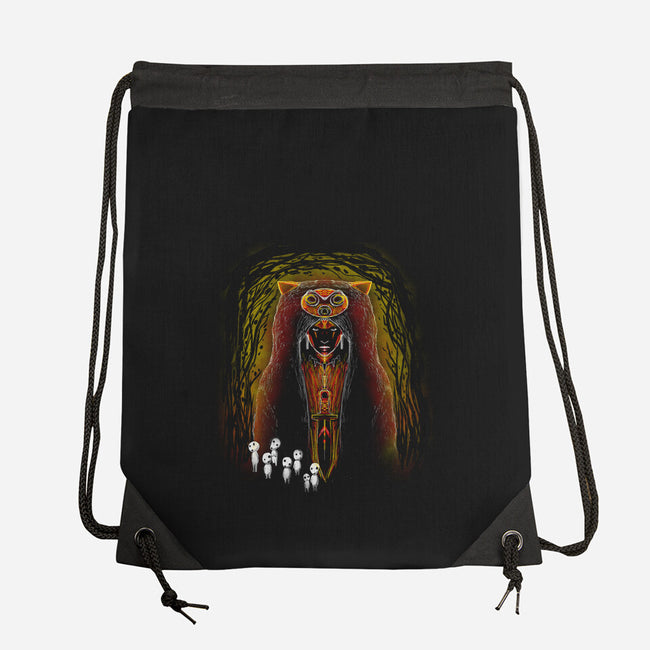 Tribal Princess-None-Drawstring-Bag-kharmazero