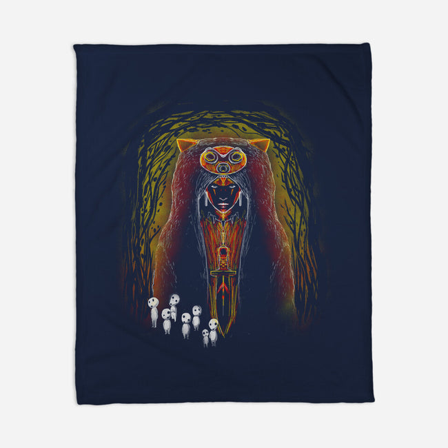 Tribal Princess-None-Fleece-Blanket-kharmazero