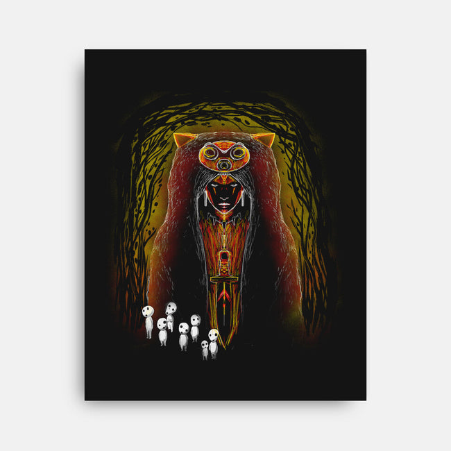 Tribal Princess-None-Stretched-Canvas-kharmazero