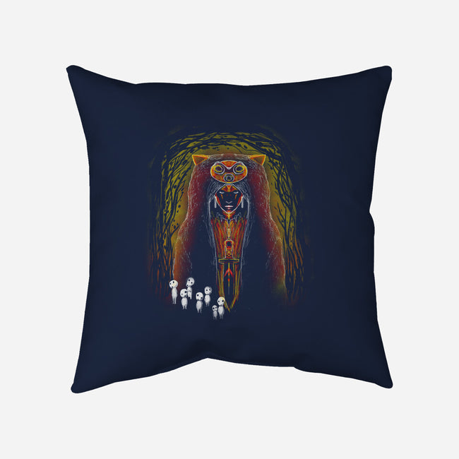 Tribal Princess-None-Removable Cover w Insert-Throw Pillow-kharmazero
