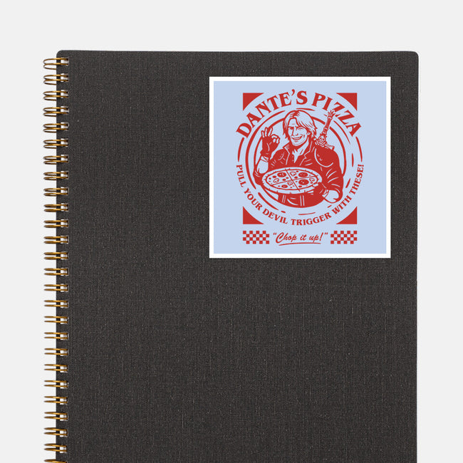 Devil's Pizza-None-Glossy-Sticker-demonigote