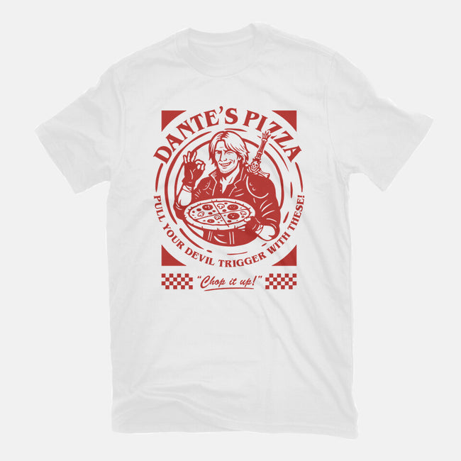 Devil's Pizza-Womens-Basic-Tee-demonigote