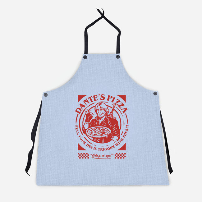 Devil's Pizza-Unisex-Kitchen-Apron-demonigote