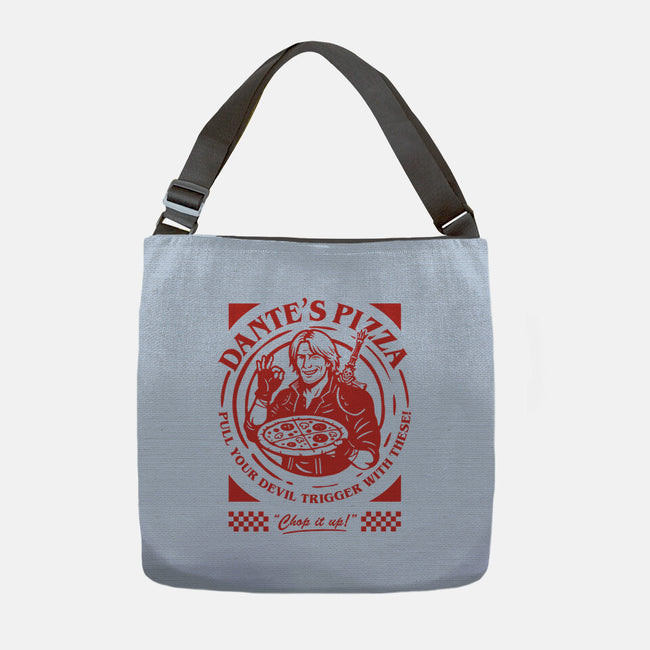 Devil's Pizza-None-Adjustable Tote-Bag-demonigote