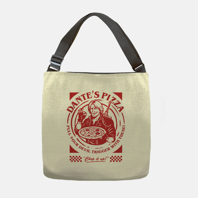 Devil's Pizza-None-Adjustable Tote-Bag-demonigote