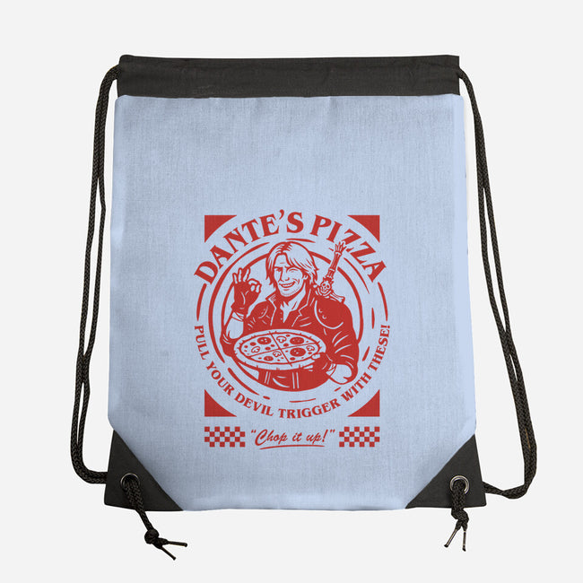 Devil's Pizza-None-Drawstring-Bag-demonigote