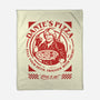 Devil's Pizza-None-Fleece-Blanket-demonigote