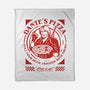 Devil's Pizza-None-Fleece-Blanket-demonigote