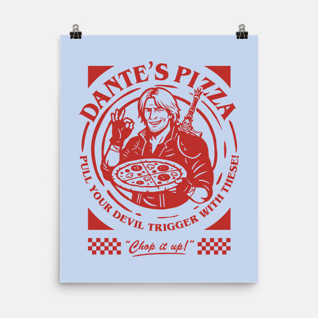 Devil's Pizza-None-Matte-Poster-demonigote