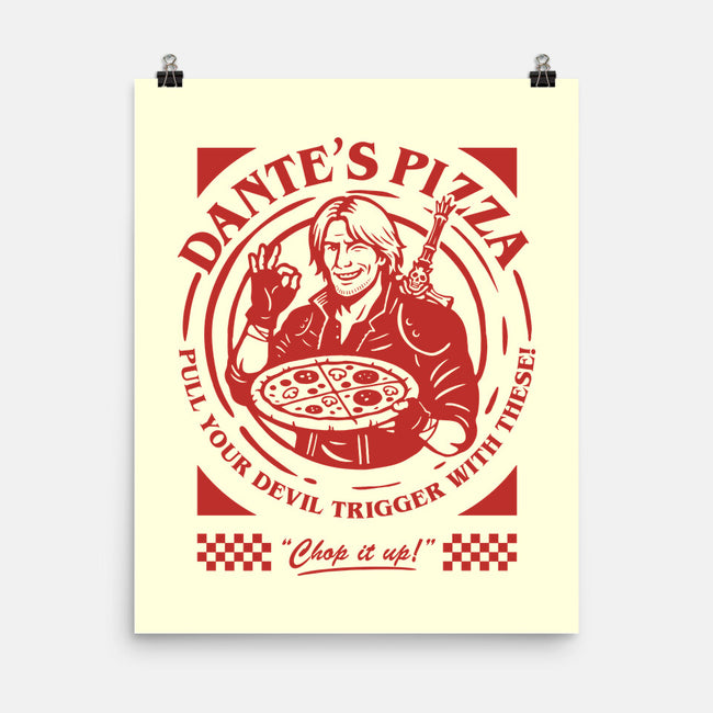 Devil's Pizza-None-Matte-Poster-demonigote