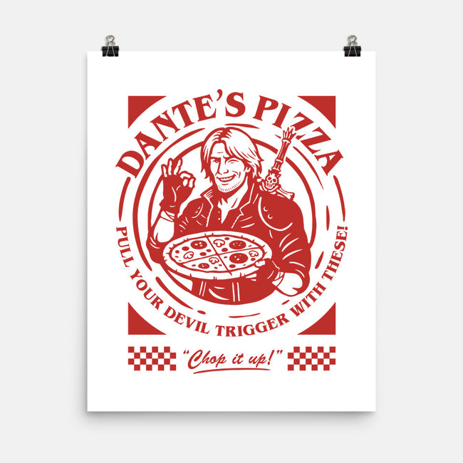 Devil's Pizza-None-Matte-Poster-demonigote