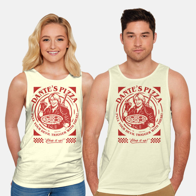 Devil's Pizza-Unisex-Basic-Tank-demonigote
