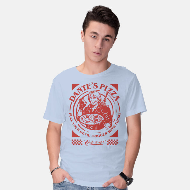 Devil's Pizza-Mens-Basic-Tee-demonigote