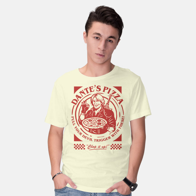 Devil's Pizza-Mens-Basic-Tee-demonigote