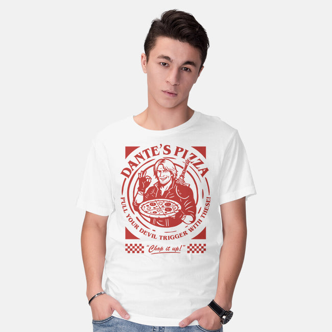 Devil's Pizza-Mens-Basic-Tee-demonigote