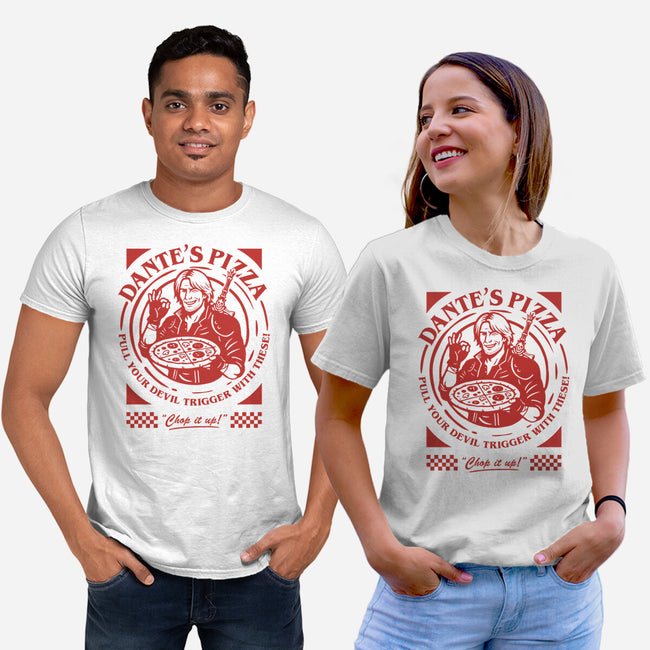 Devil's Pizza-Unisex-Basic-Tee-demonigote