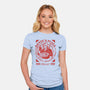 Devil's Pizza-Womens-Fitted-Tee-demonigote